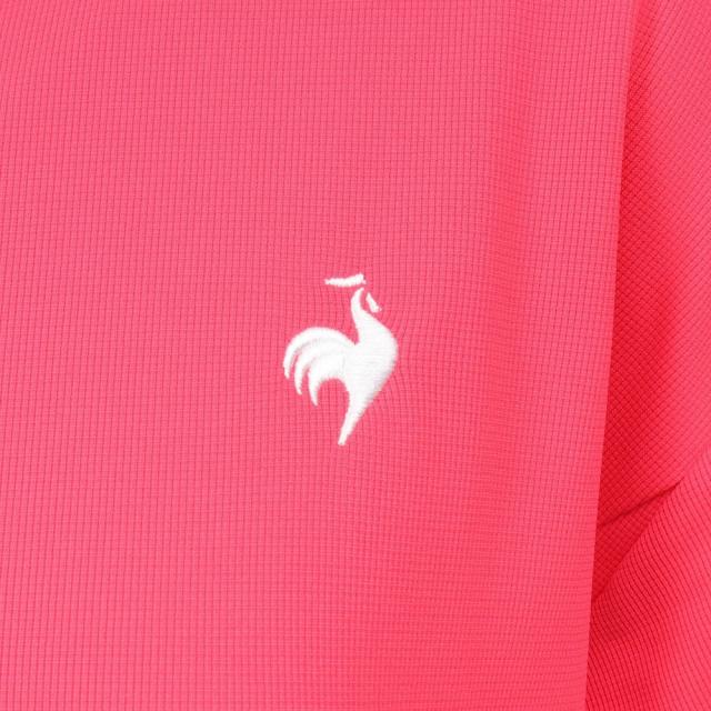 ルコックスポルティフ(lecoqsportif)ゴルフウェア 吸汗速乾 ワイドシルエット モックネック半袖シャツ LG5SHS…_8