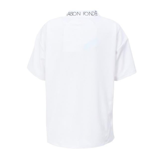 ルコックスポルティフ(lecoqsportif)ゴルフウェア 吸汗速乾 ワイドシルエット モックネック半袖シャツ LG5SHS…_2