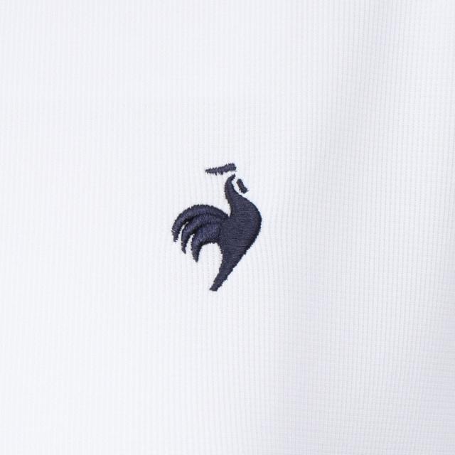 ルコックスポルティフ(lecoqsportif)ゴルフウェア 吸汗速乾 ワイドシルエット モックネック半袖シャツ LG5SHS…_8