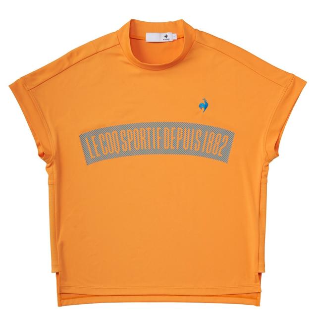ルコックスポルティフ(lecoqsportif)ゴルフウェア ワイドシルエット モックネック半袖シャツ LG5SHS55L O…