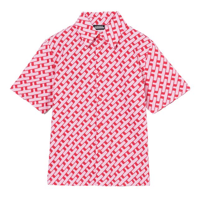 J.LINDEBERG(J.LINDEBERG)ゴルフウェア Linda プリント半袖シャツ 072-83340-073(La…