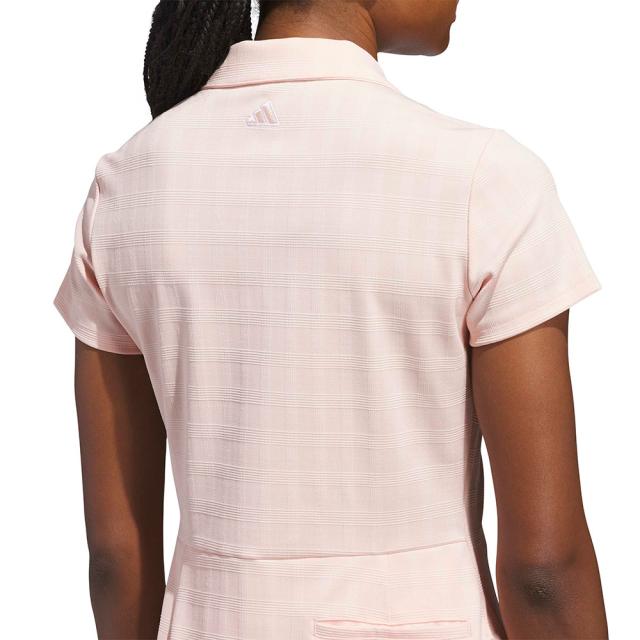 アディダス(adidas)ゴルフ御召しもの プレードパターン 半袖衣装 RO878-JX6687PNK(Lady’s)