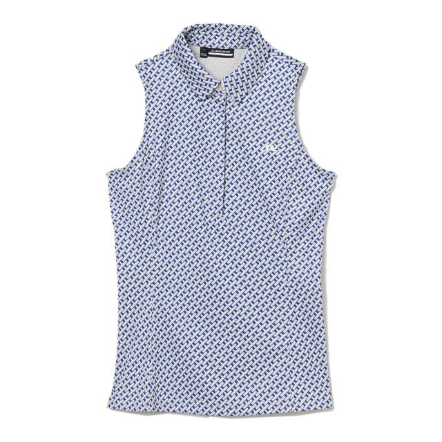 J.LINDEBERG(J.LINDEBERG)ゴルフウェア Dena Print スリーブレスシャツ 072-23471-0…