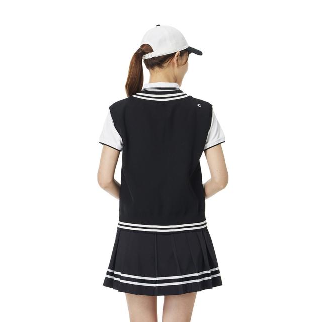 テーラーメイド(TAYLORMADE)ゴルフウェア Vネック ラインドセーターベスト M24167-TL793(Lady’s)_1