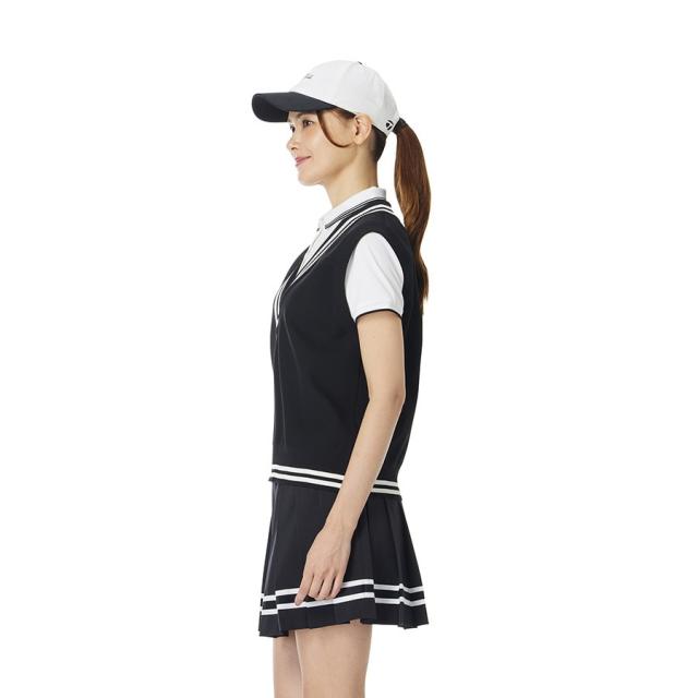 テーラーメイド(TAYLORMADE)ゴルフウェア Vネック ラインドセーターベスト M24167-TL793(Lady’s)_2