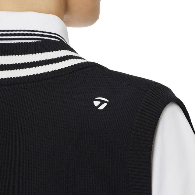 テーラーメイド(TAYLORMADE)ゴルフウェア Vネック ラインドセーターベスト M24167-TL793(Lady’s)_4