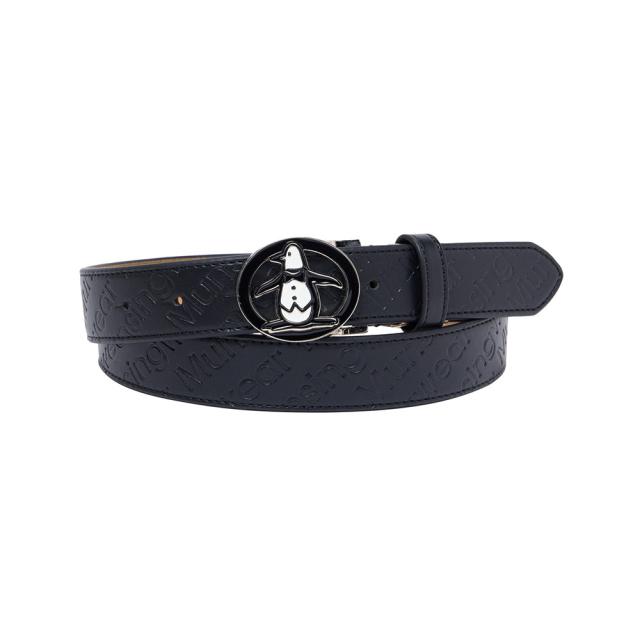 マンシング(MUNSING)ゴルフ ロゴ デザインバックル ベルト MG5FBL02L BK00(Lady’s)