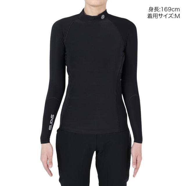 スキンズ(SKINS)ゴルフウェア 着圧 裏起毛 SERIES-3 トップス長袖シャツ 182-21312-019G(Lady…_1