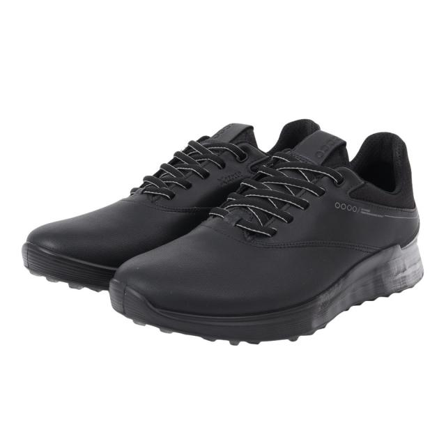 エコー(ecco)スパイクレスゴルフシューズ S-THREE エススリー 10294455433 BK(Men’s)