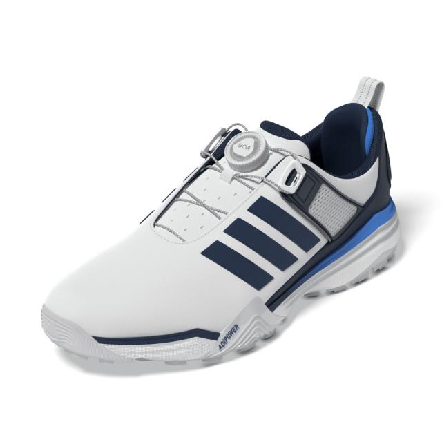 adidas アディダス ゴルフシューズ ホワイト ネイビー スパイク 23cm adidas（アディダス） ゴルフシューズ ZG23 ゼッドジー23 ボア H06348