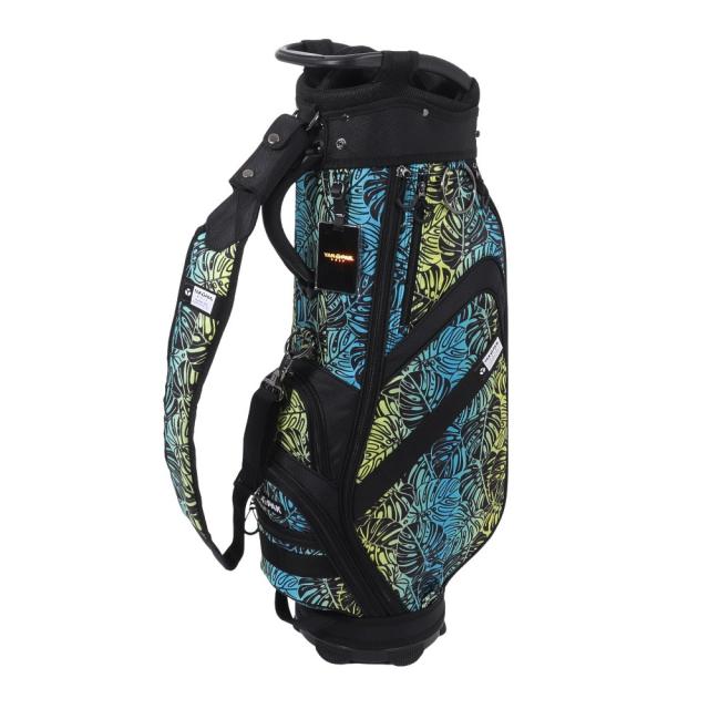 ヤックパック(YAK PAK)ゴルフ キャディバッグ カート式 9型 6分割 YP-002 トロピカルリーフ(Men’s、La…