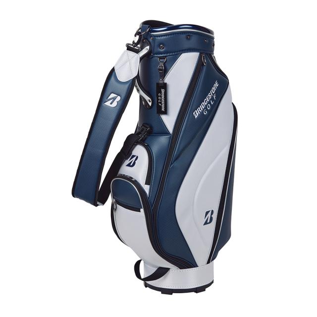 ブリヂストンゴルフ(BRIDGESTONE GOLF)ゴルフ カート式 キャディバッグ 軽量 ベーシックモデル 9型 5分割 …