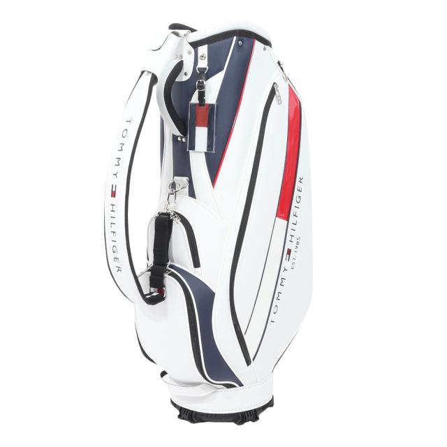 トミーヒルフィガーゴルフ(  GOLF)ゴルフ キャディバッグ 軽量 カート式 9型 5分割 ベーシ…