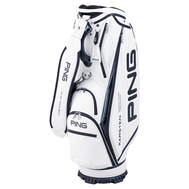 ピン(PING)ゴルフ キャディバッグ カート式 9.5型 6分割 CB-P2401 WH 37509(Men’s)