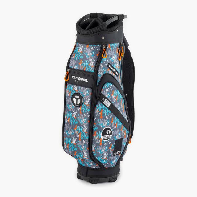 展示品 キャディバッグ YAKPAK GOLF ヤックパック(YAK PAK)ゴルフ キャディバッグ 軽量 カート式 9型 6分割