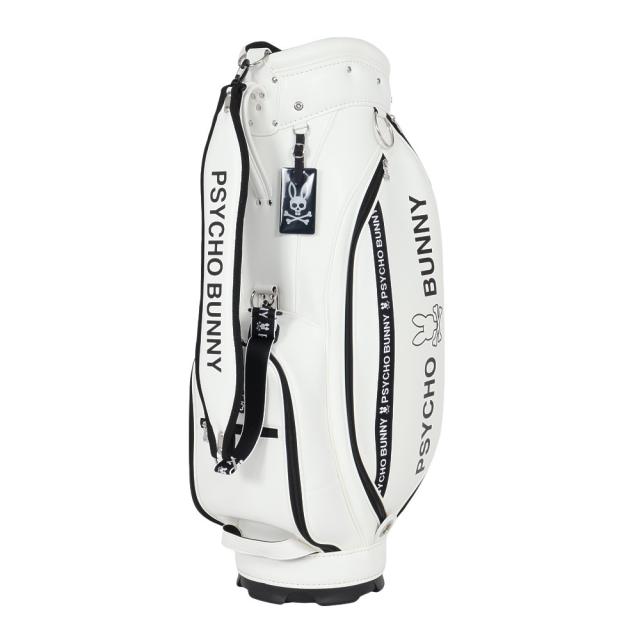 サイコバニー(Psycho Bunny)キャディバッグ カート FLAGSHIP PBMG5SC3-WHT(Men’s)