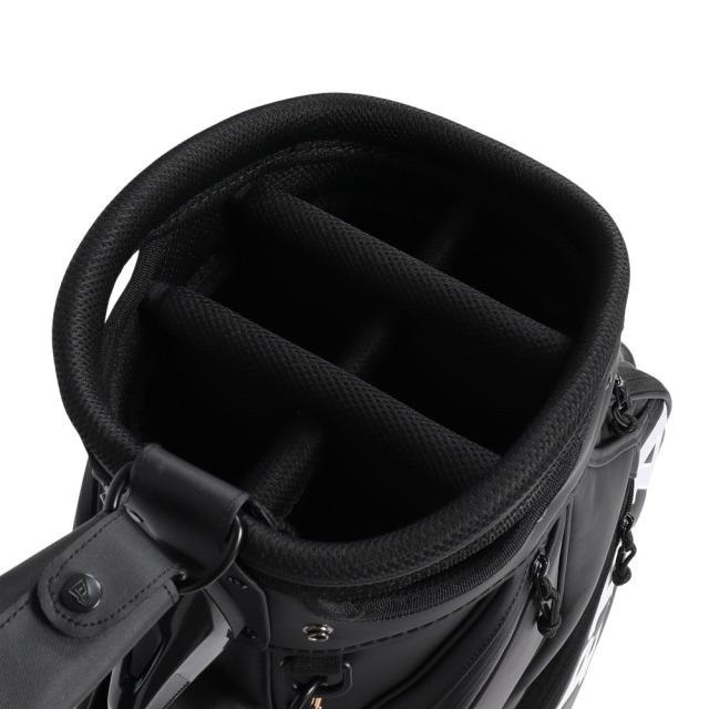 【ポイント5％！4/23 21:00〜22:59限定】ニューエラ(NEW ERA)ゴルフ カート式 キャディバッグ プロ ツアーバッグ ワードマークロゴ 10.5型 6分割 143…_7