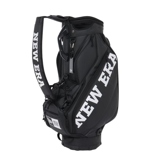 【ポイント5％！4/23 21:00〜22:59限定】ニューエラ(NEW ERA)ゴルフ カート式 キャディバッグ プロ ツアーバッグ ワードマークロゴ 10.5型 6分割 143…