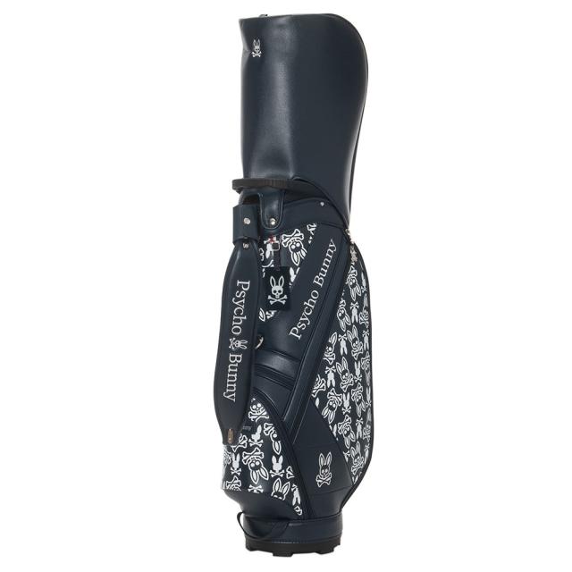 サイコバニー(Psycho Bunny)キャディバッグ カートキャディバッグ MONOGRAM PBMG5FC5-NVY(Me…