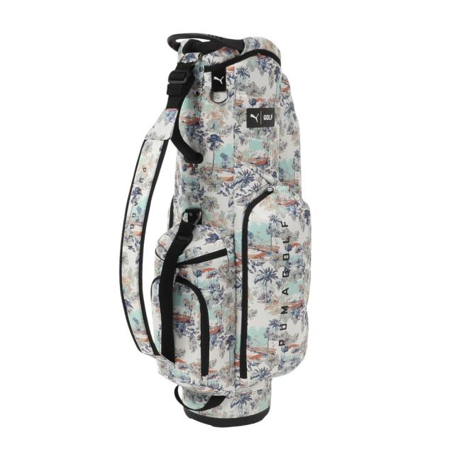 プーマ(PUMA)ゴルフ 軽量 カート式 AOP ロゴ キャディバッグ 4分割 093055-01(Men’s)