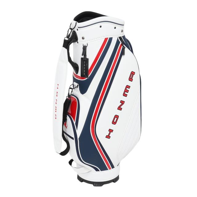本間ゴルフ(HONMA)ゴルフ カート式 キャディバッグ 9型 5分割 CB12604 WH/NV(Men’s)