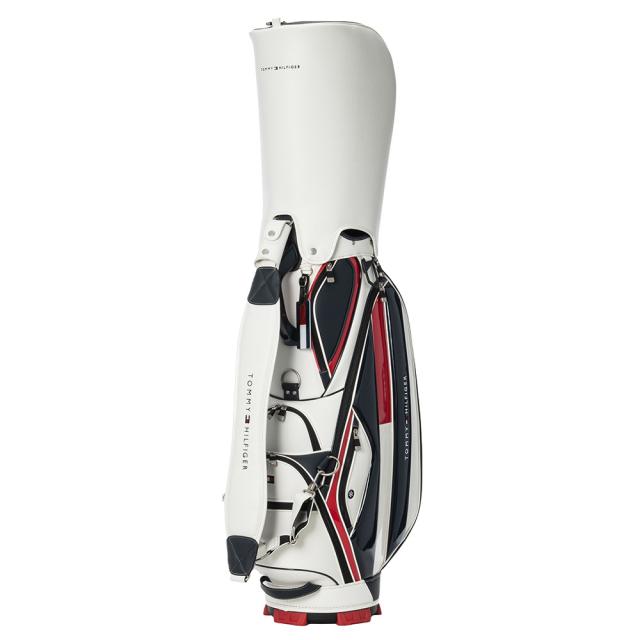 【ポイント5％！4/23 21:00〜22:59限定】トミーヒルフィガー(TOMMY HILFIGER)キャディバッグ カートキャディバッグ FACE THMG6SC2-WHT(M…