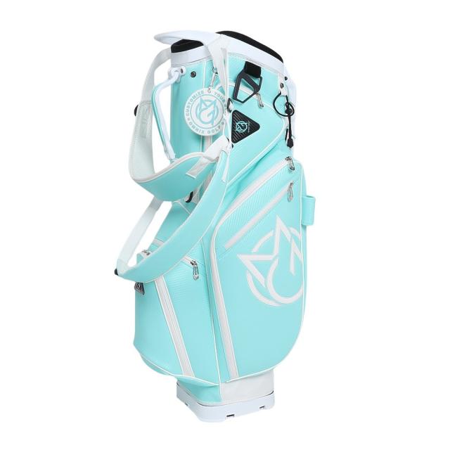オムニックスゴルフ(OMNIX GOLF)ゴルフ キャディバッグ 軽量 スタンド式 8.5型 4分割 Fresh Mint S…