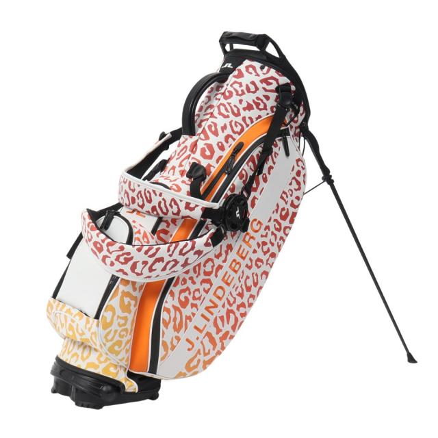 J.LINDEBERG(J.LINDEBERG)ゴルフ スタンド式 キャディバッグ 9型 6分割 Play Print 073…