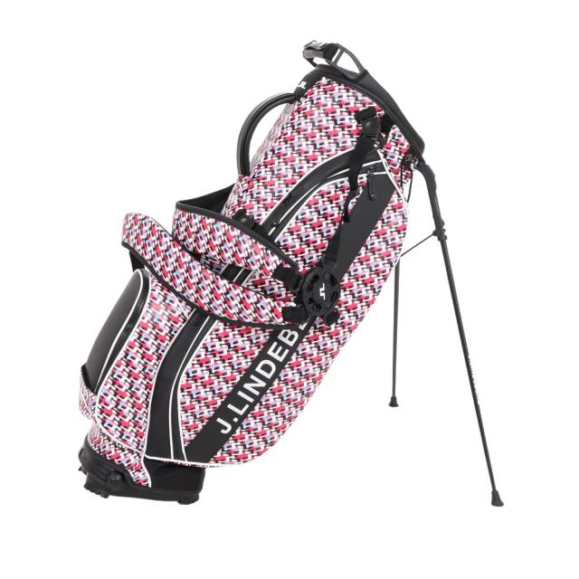 J.LINDEBERG(J.LINDEBERG)ゴルフ キャディバッグ スタンド式 9型 6分割 VESSELコラボ 073-…