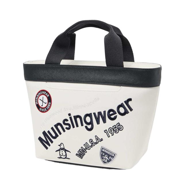 マンシング(MUNSING)カーブロゴ カートバッグ MG6STT43U WH00(Men’s)