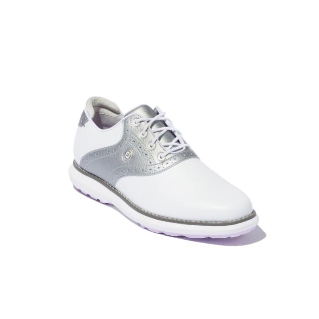 フットジョイ(FOOT JOY)ゴルフシューズ トラディションズ スパイクレス WT/SV 97897 W(Lady’s)