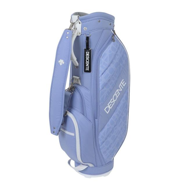 デサントゴルフ(DESCENTEGOLF)ゴルフ 軽量 カート式 ロゴプリント キャディバッグ 8.5型 6分割 DQCUJJ…