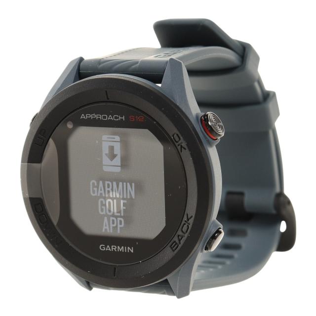 ガーミン(GARMIN)ゴルフ 距離計 アプローチS12 010-02472-21 距離測定器 腕時計gPS ゴルフナビ(Me…