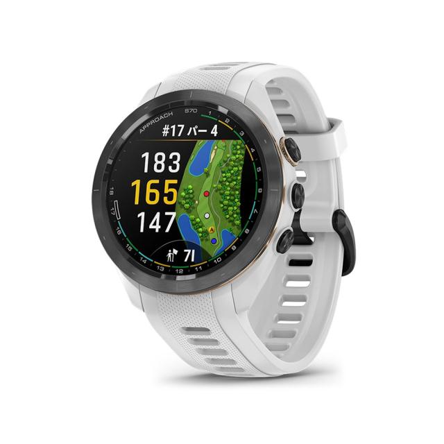 ガーミン(GARMIN)ゴルフ 距離計gPS ウォッチ アプローチ Approach S70 42mm スマートウォッチ ホワ…