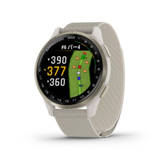 ガーミン(GARMIN)ゴルフGPSウォッチ Approach S50 心拍計搭載 010-03010-21(Men’s)