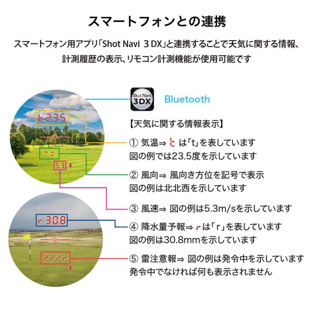 ショットナビ(Shot Navi)ゴルフ 距離計測器 Voice Laser GR Leo PRO(Men’s、Lady’s)_9