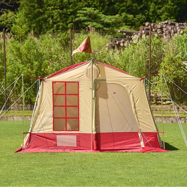 チャムス（CHUMS） 2ルームテント タープ キャンプ ブービーキャビンテント4 CH62-1705-B044 ベージュ 3人用 4人用 チャムス（CHUMS） 2ルームテント タープ キャンプ ブービーキャビン