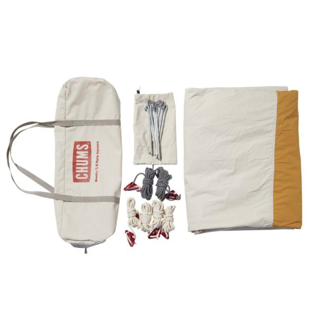 チャムス(CHUMS)テント タープ キャンプ ブービーヘキサタープ T/C素材