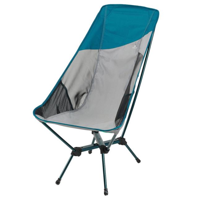 ケシュア(QUECHUA)椅子 チェア アルミ キャンプ 折りたたみ式 ローチェア コンパクト MH500 背もたれ長め 85…