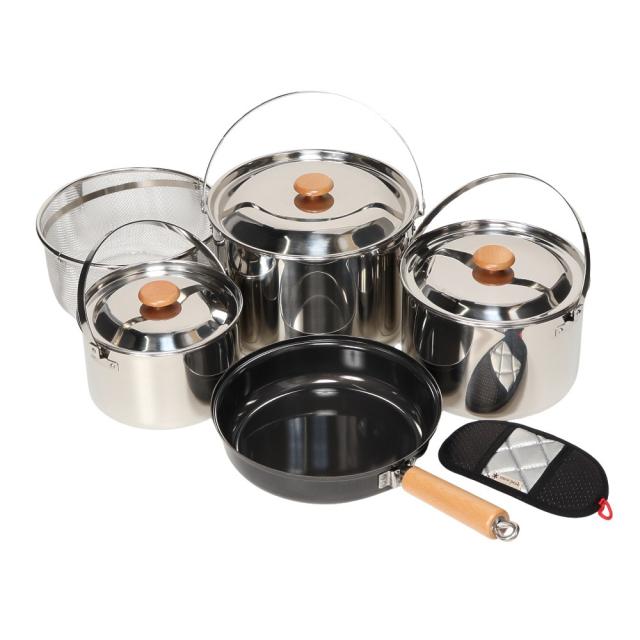 スノーピーク( peak)調理器具 クッカーセット 鍋 フライパン フィールドクッカー Pro.1 CS-021R ア…