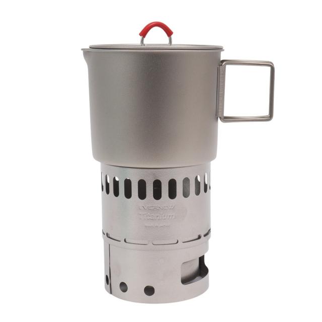 エバニュー(EVERNEW)クッカー キャンプ アウトドア ソロ Ti Mug pot 500 Stove set ECA538