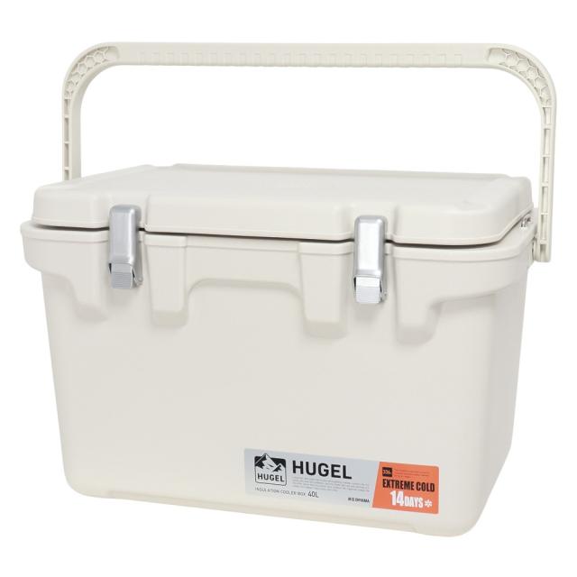 ヒューゲル(HUGEL)真空断熱クーラーボックス 40L VITC-40R ベージュ