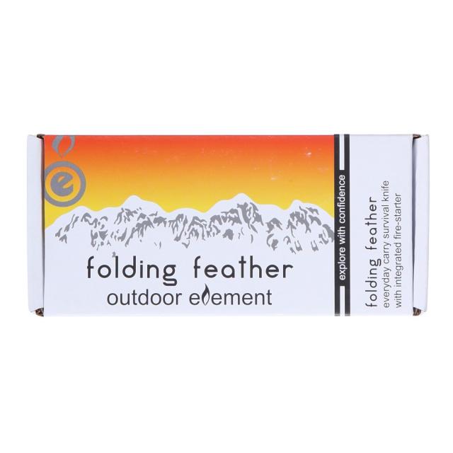 アウトドアエレメント(outdoor element)フォールディングフェザーナイフ 61117FL