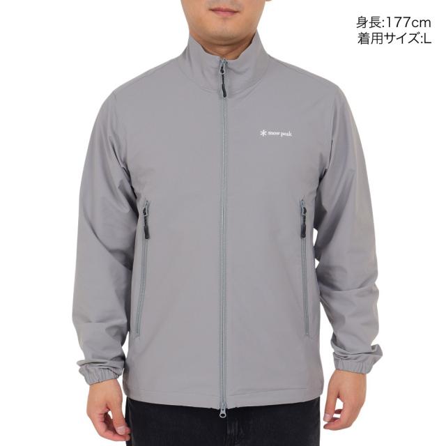 スノーピーク(snow peak)アウター ジャケット ストレッチクロスジャケット SPE-JK-23AU001 GY グレー…_1