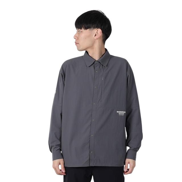 ロジャーエーガー(ROGEREGGER)長袖 UL ベルクシャツ RE25SHY5610004 CGRY(Men’s)