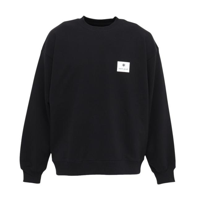 スノーピーク(snow peak)トレーナー Square Logo プルオーバー スウェット BK NSD-SW-25AU0…