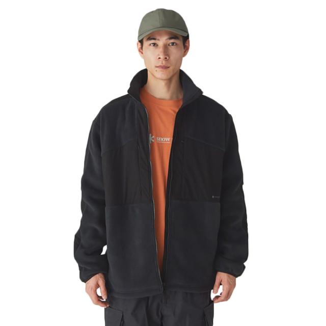 スノーピーク(snow peak)フルジップ Double Face フリースジャケット SW-24AU007 BK(Men’…