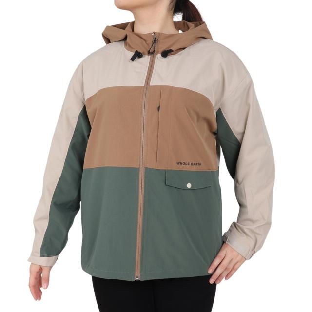 ホールアース(Whole Earth)アウター カラーブロッキング ジャケット WE2SDZ37 SBEG(Lady’s)