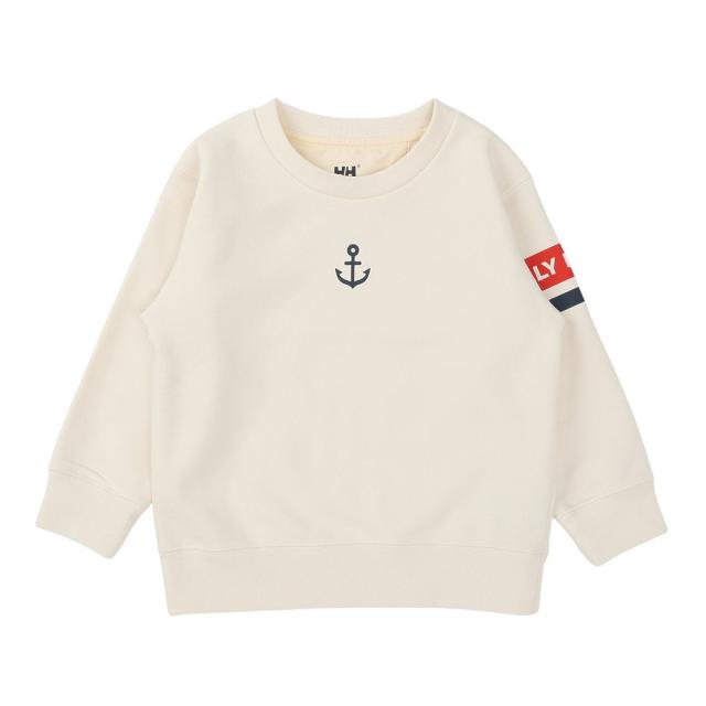 【ポイント5％！5/3 21:00〜22:59限定】ヘリーハンセン(HELLY HANSEN)ジュニア マリンスウェットクルー トレーナー HJ32615 IV(Jr)