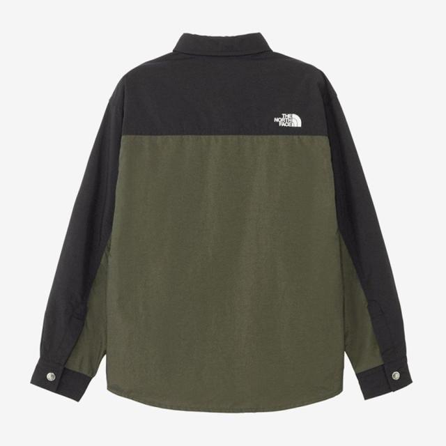 【ポイント5％！5/3 21:00〜22:59限定】ザ・ノース・フェイス(THE NORTH FACE)キッズ 長袖Tシャツ ヌプシシャツ NRJ62322 NT(Jr)_1